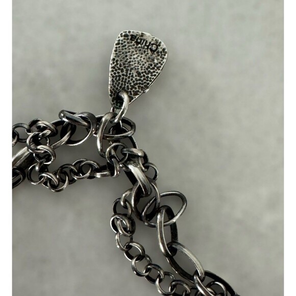 SILPADA quartz pearl double-strand necklace - N1492 sterling silver tassel drop - Picture 4 of 5